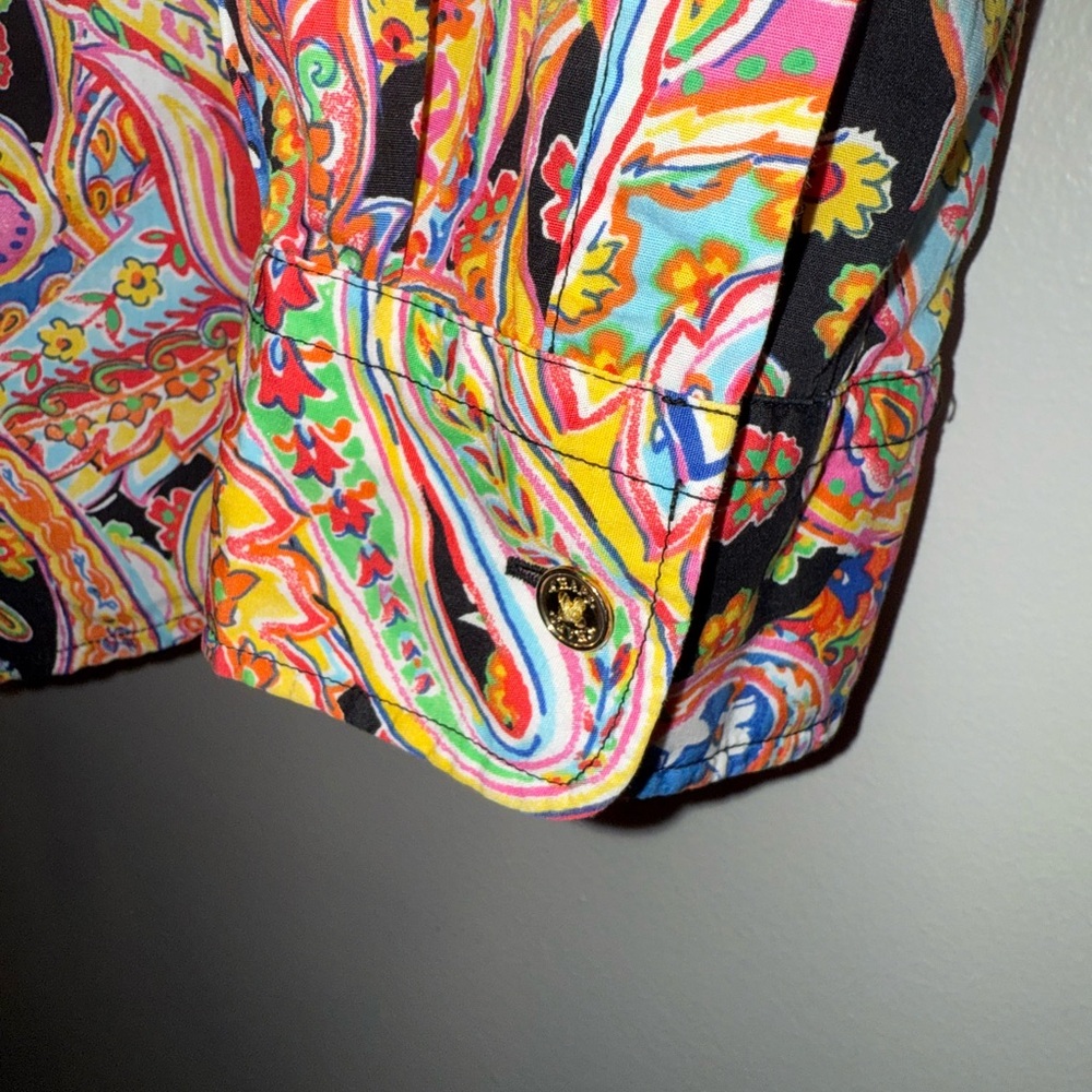 Chaps Multicolor Paisley Button Down Shirt - Picture 8 of 10